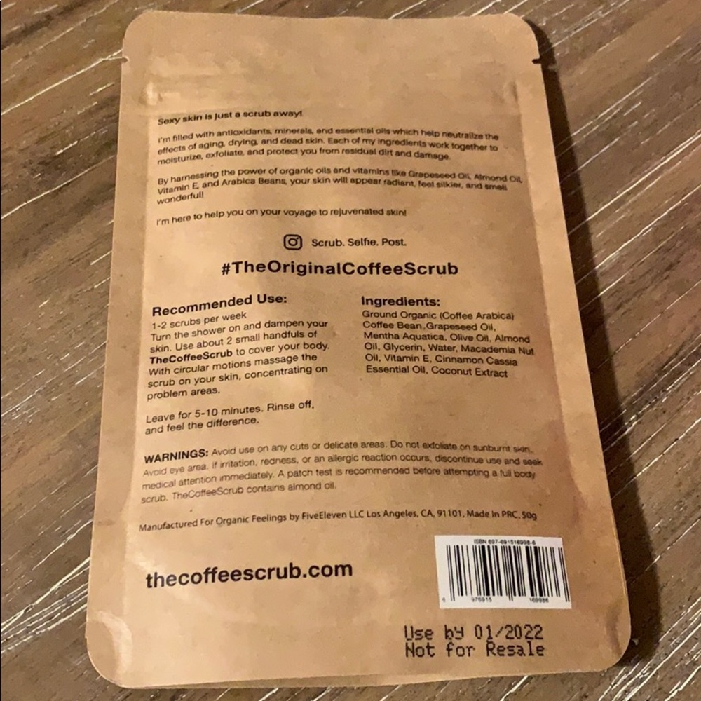 The Coffee Scrub Exfoliator Scrub - Picture 2 of 3